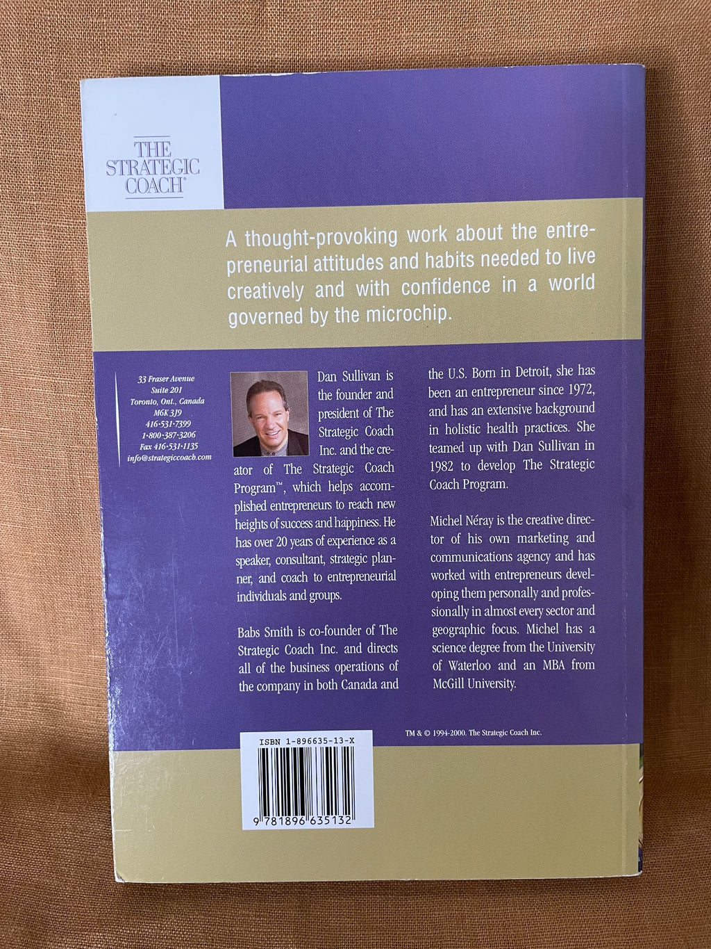 The Great Crossover by Dan Sullivan, Babs Smith and Michel Néray back cover