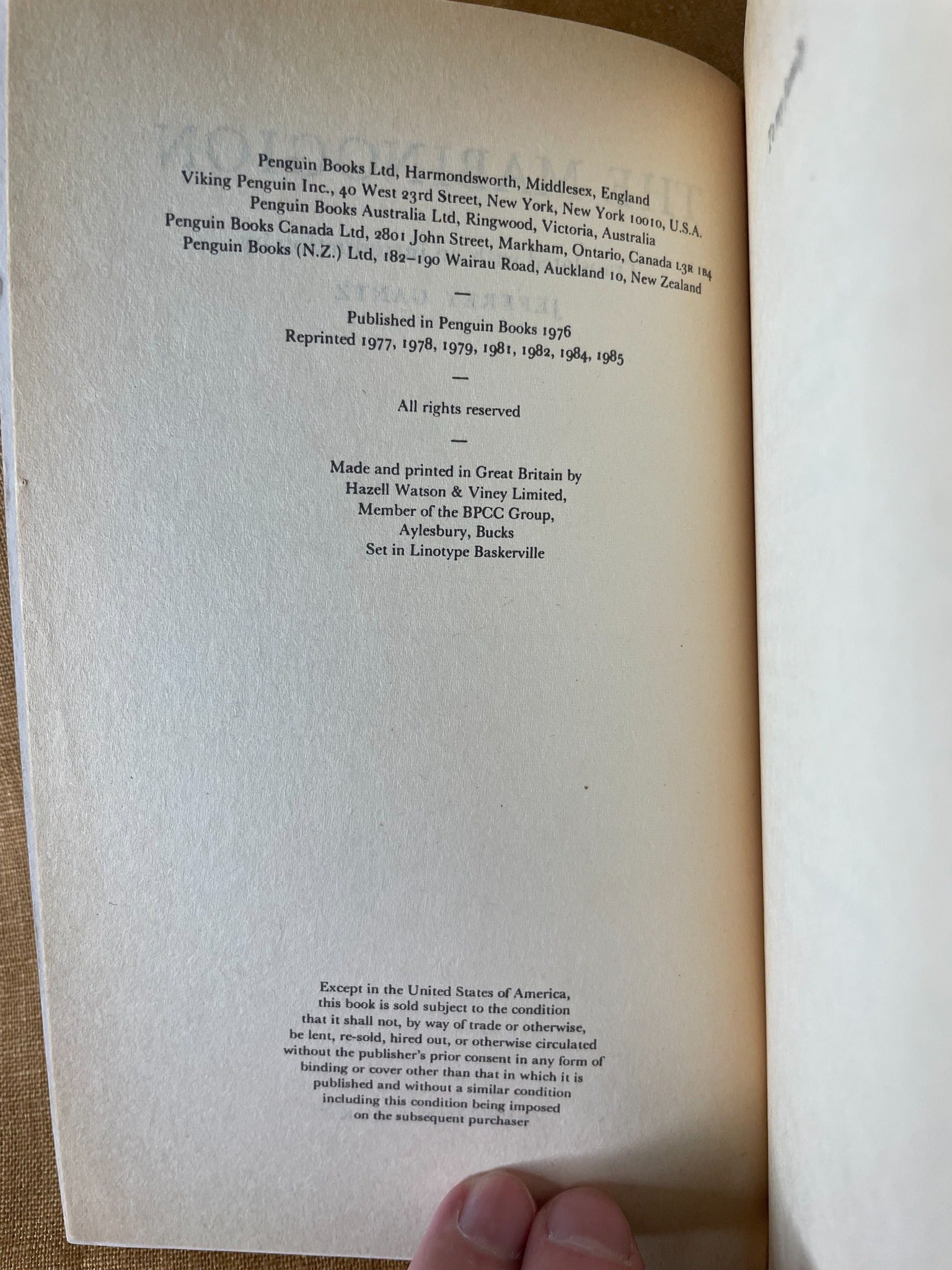 The Mabinogion translated by Jeffrey Gantz copyright and edition page