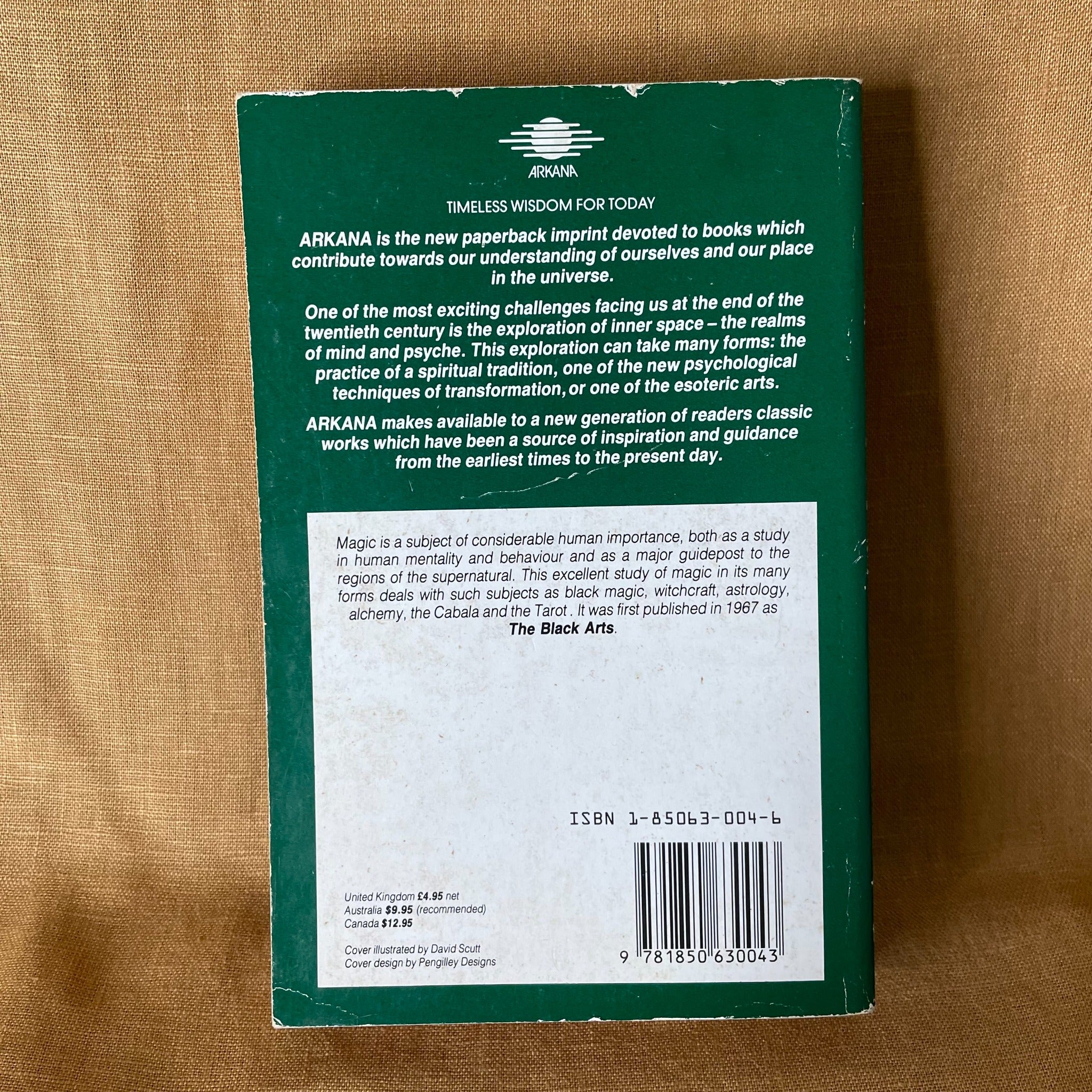 The Magical Arts by Richard Cavendish back cover