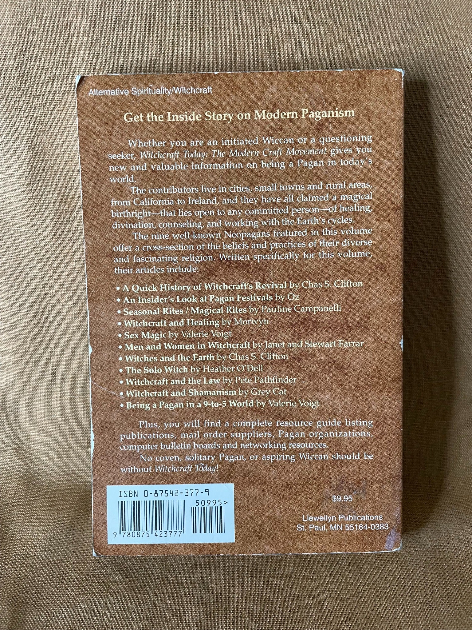 The Modern Craft Movement edited by Chas S. Clifton back cover