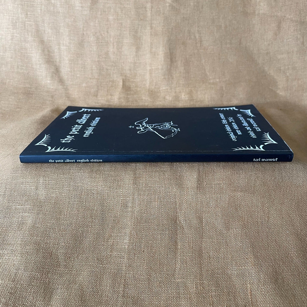 The Petit Albert English Edition spine and page edges