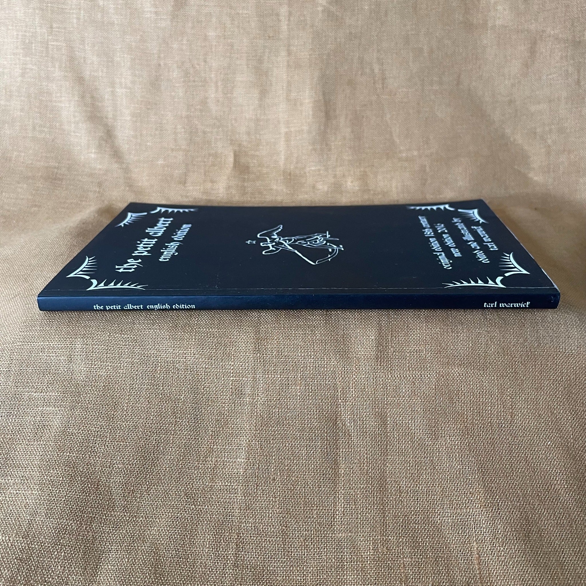 The Petit Albert English Edition spine and page edges
