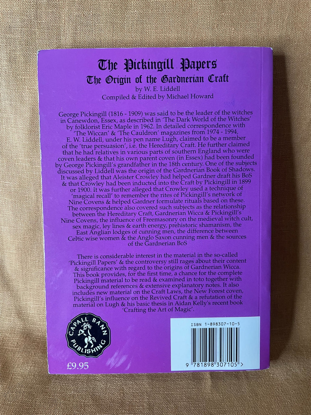 The Pickingill Papers back cover