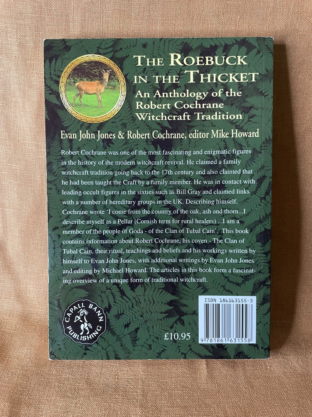 The Roebuck in the Thicket by Evan John Jones and Robert Cochrane - back cover