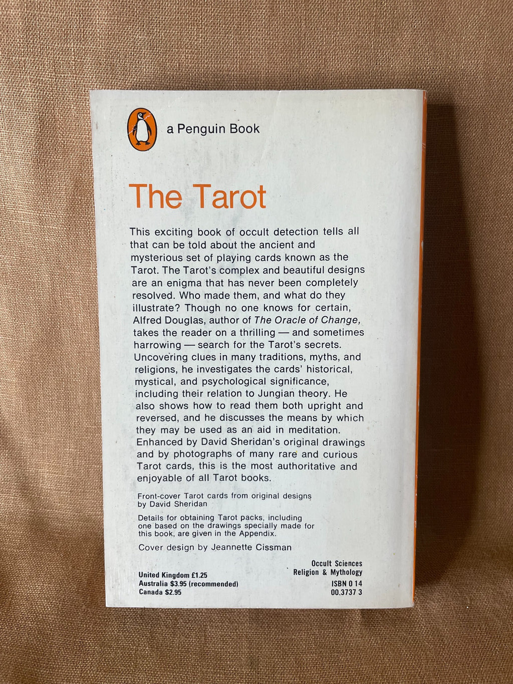 The Tarot by Alfred Douglas, Penguin Books, back cover