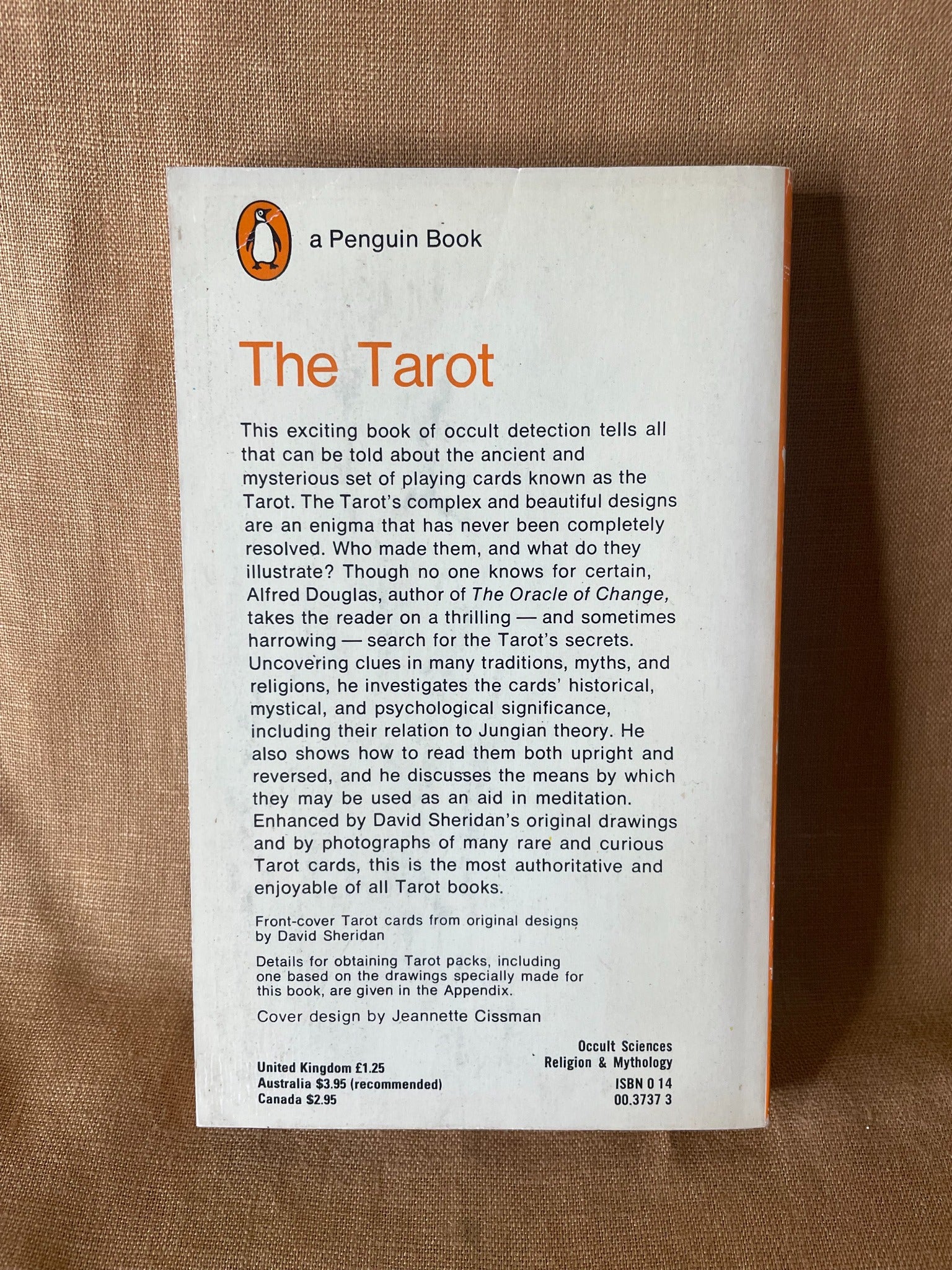 The Tarot by Alfred Douglas, Penguin Books, back cover