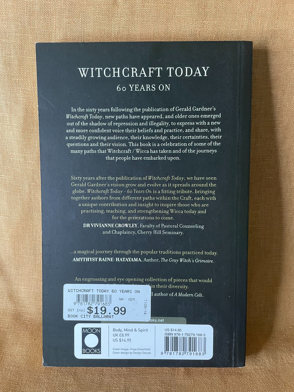 Witchcraft Today 60 Years On edited by Trevor Greenfield back cover