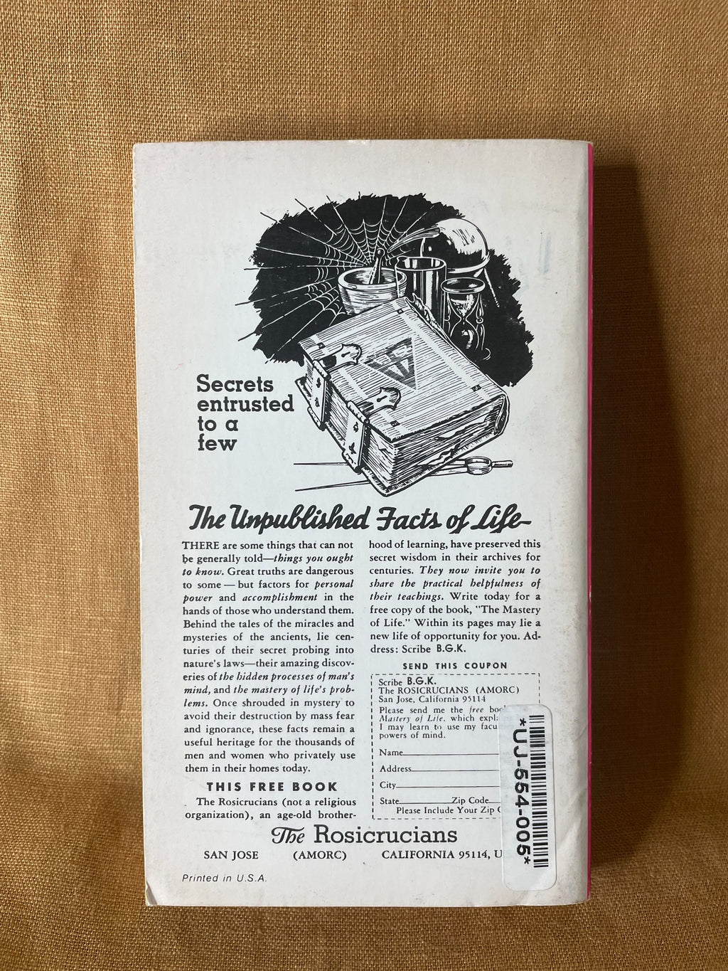 Everything You Want to Know About Dreams, Lucky Numbers, Omens, Oils and Incense by Zolar back cover